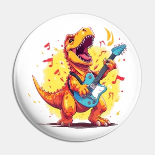 dinos rock Pin