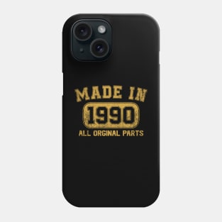 Made In 1990 Birthday Gifts 34 Years Old 34th Bday Present Phone Case