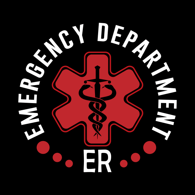 Emergency Department Emergency Room Er Nurse Healthcare by Flow-designs