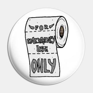 Toilet Paper - Funny Pin