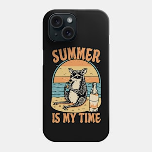 Summer Is My Time Possum Phone Case