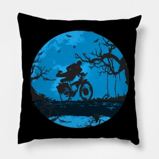 Pee wee herman - Ride bike in the dark night Pillow