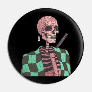 Kamado Skeleton Pin