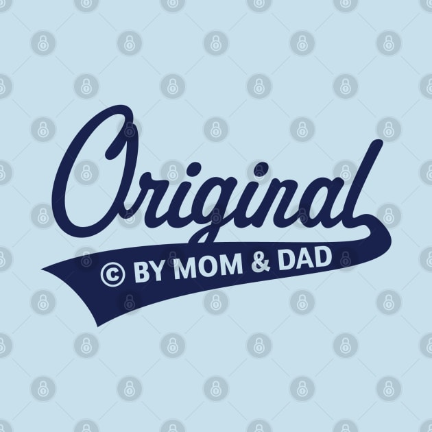 Original – © By Mom And Dad (Birth / Baby / Navy) by MrFaulbaum