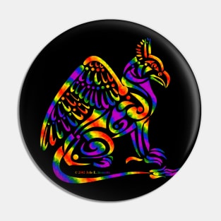 Rainbow Gryphon Pin