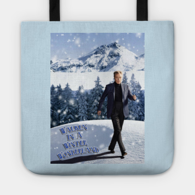 Walken In A Winter Wonderland Christopher Walken Tote Teepublic