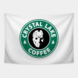 Crystal Lake Coffee Tapestry