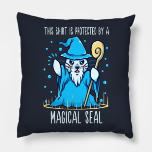 Protected by a Magical Seal Pillow