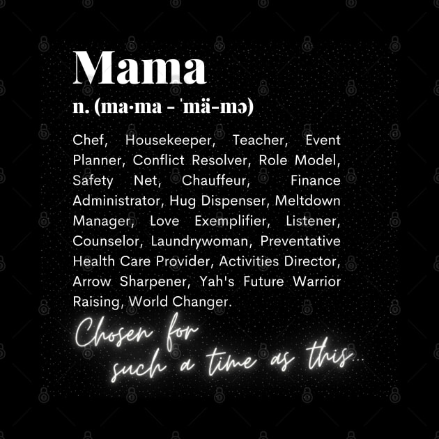 Mama | White Words | For Such A Time As This by Bread of Life Bakery & Blog