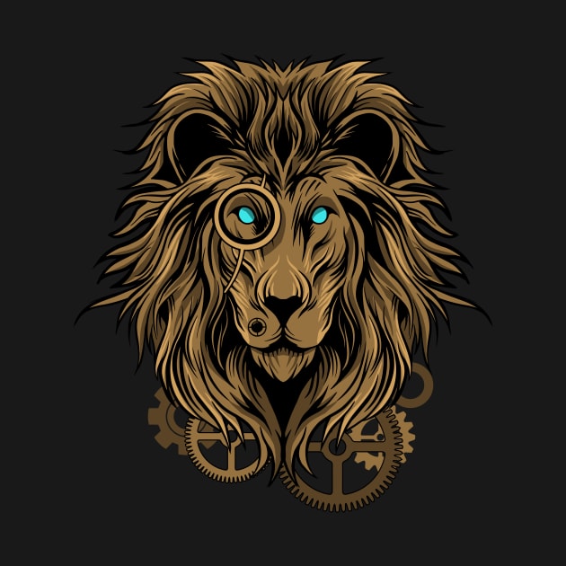 Lion- techno style by Frispa