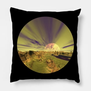 Planetary Art - Wine Lake Vista Pillow