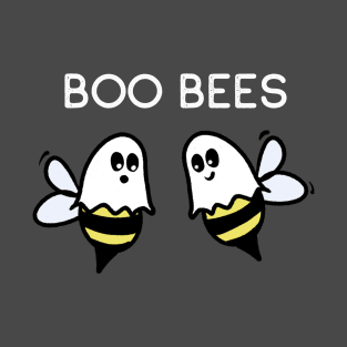 Halloween Boo Bees in White T-Shirt