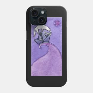 Springtime - A White Wolf Brings Some Spring-Flowers Phone Case