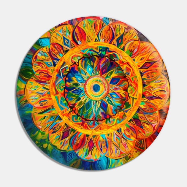 Captivating Intricacy: Delving into the Details of Abstract Mandala Pin by Rolling Reality