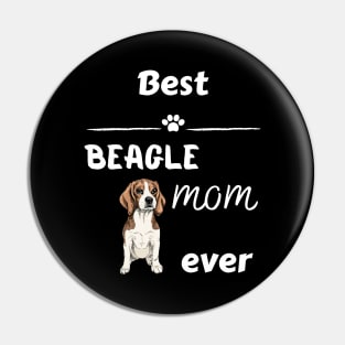 Best Beagle Mom Ever Pin