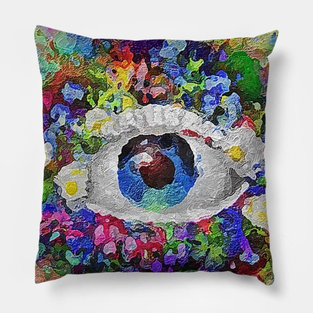 Floral Explosion Eye Pillow by MONLart