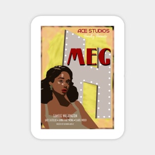 Meg Movie Poster. Hollywood Magnet