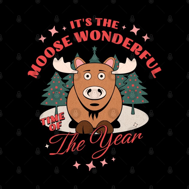 It's the Moose Wonderful Time of the Year by DesignByJeff