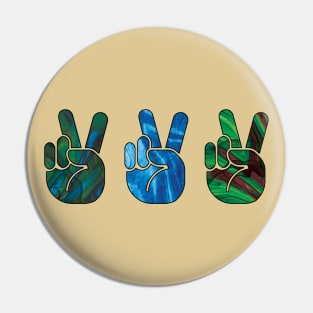 peace hands Pin