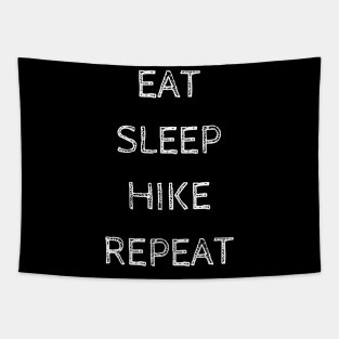 Eat sleep hike repeat Tapestry