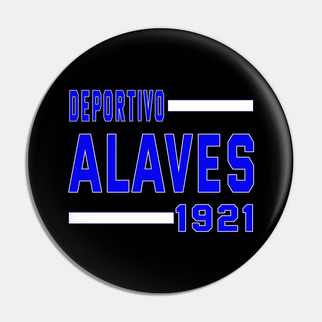 Deportivo Alaves 1921 Classic Pin by Medo Creations