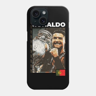 Cristiano Ronaldo - Street Art - Soccer Icons Phone Case