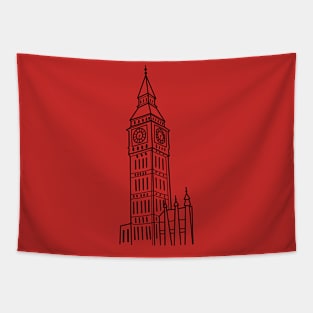 Big Ben London England UK United Kingdom Landmark Around The World Tapestry