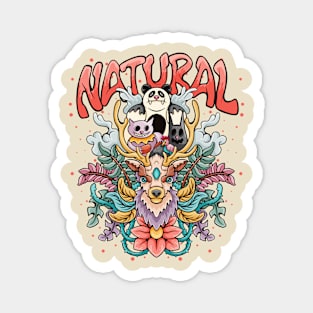 Natural Vibes Magnet