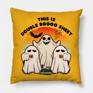 Ghost Halloween Costume Funny Boo Pillow