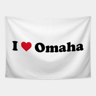 I Love Omaha Tapestry