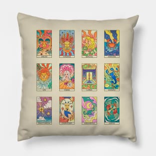 Horoscope cards Pillow