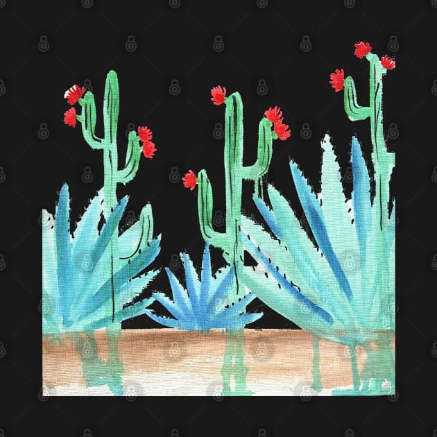 Dripping Cacti by Artistic-Nomad