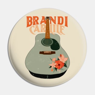 Brandi Vintage Guitar Pin