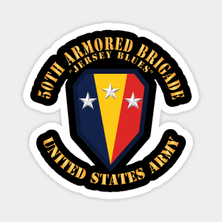 50th Armored Brigade- Jersey Blues - SSI - US Army X 300 Magnet