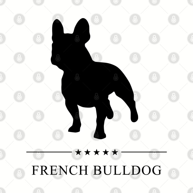 French Bulldog Black Silhouette by millersye