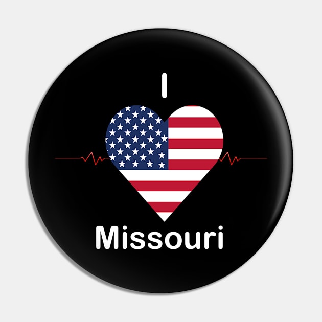 I love Missouri Pin by FUNEMPIRE