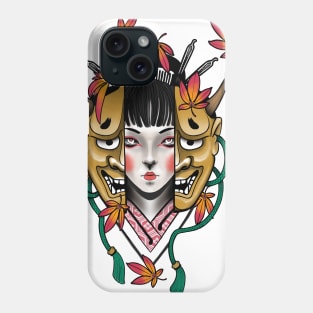 Hannya geisha Phone Case