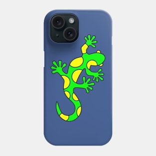 Poison Green Yellow Lizard Phone Case