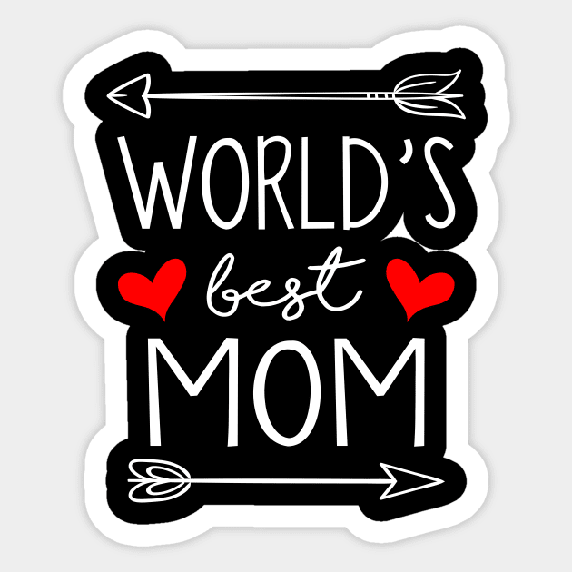 World's best mama' Sticker