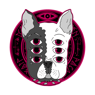 6x eyes French Bulldog T-Shirt