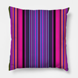 Pink Summer Stripes Pillow