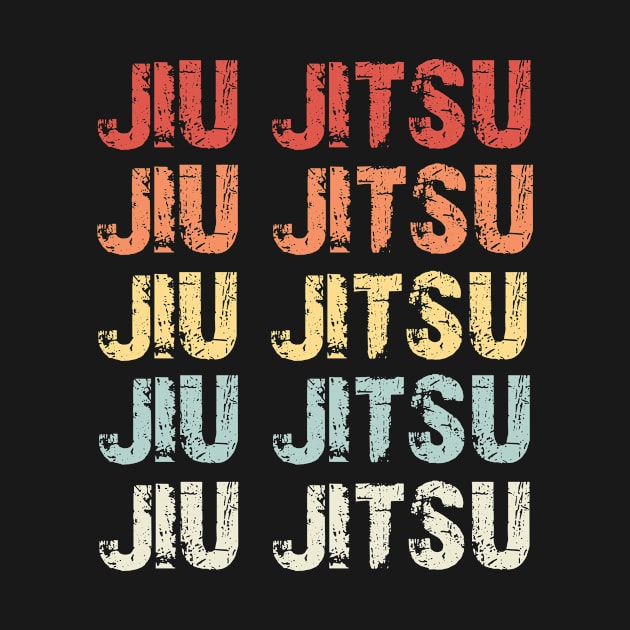 Retro Jiu Jitsu by LetsBeginDesigns