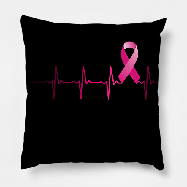 Breast Cancer Gifts Pink Ribbon Breast Cancer Awareness Heartbeat