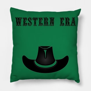 Western Era - Cowboy Hat 3 Pillow