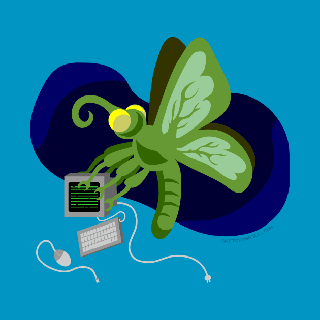 Computer Bug by dinoneill