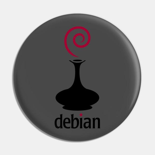 Debian Genie Lamp Pin by ForestFire