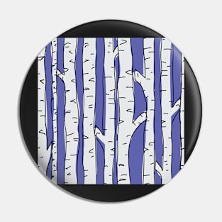 Birch Trees in winter Pin