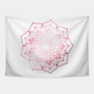 Rose Gold Mandala Meditation Henna Inspired Buddhism Radiate Positivity Radiate Flower Geometric Design Indian Morrocan Yoga tshirt wall art phone case Tapestry