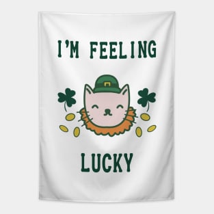 St. Patrick's Day-I Am Feeling Lucky Tapestry