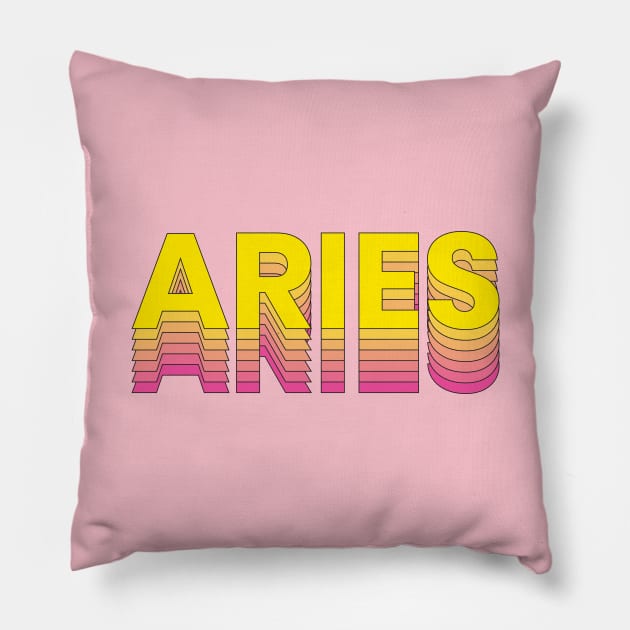 Aries Pillow by gnomeapple